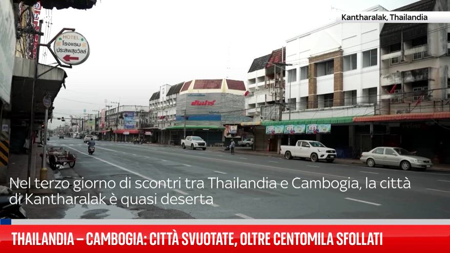 Thailandia – Cambogia: città svuotate, centomila sfollati