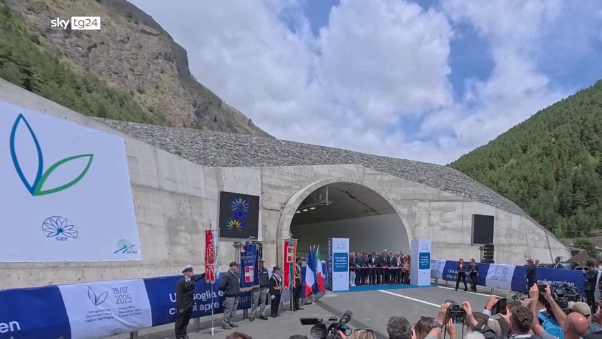 Traforo Frejus, inaugurata la seconda canna