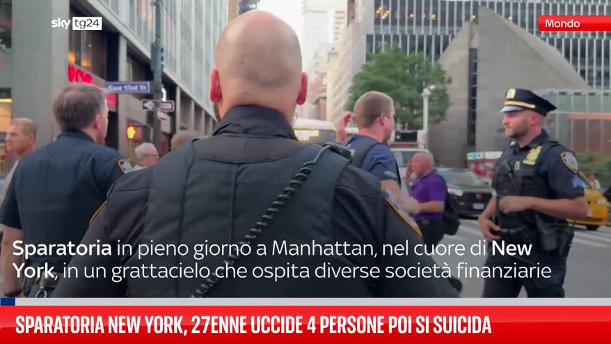 Sparatoria New York, 27enne uccide 4 persone poi si suicida