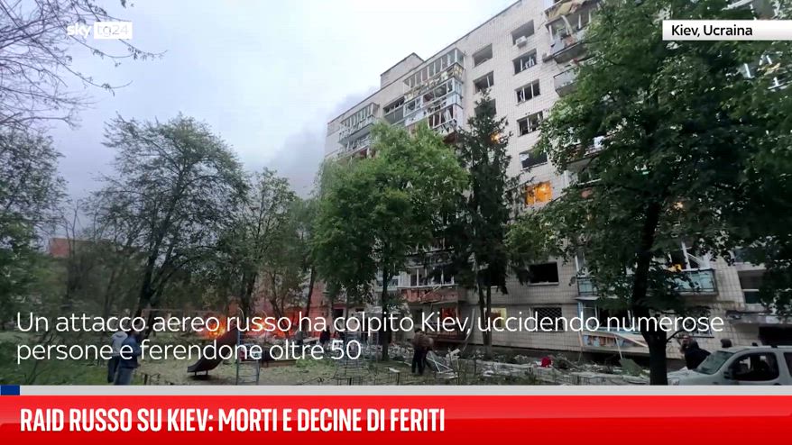 Raid russo su Keiv: morti e decine di feriti