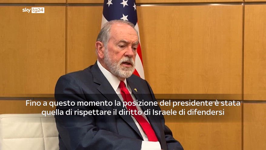 L'ambasciatore statunitense in Israele: Tel Aviv ha il diritto di difendersi. Hamas deponga le armi