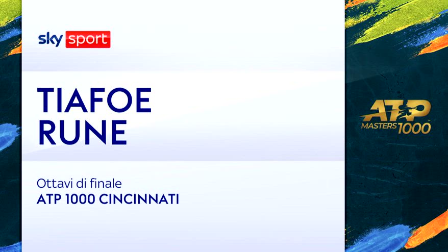 Tiafoe-Rune: highlights Atp Cincinnati