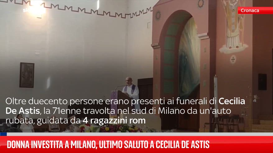 Donna investita a Milano, ultimo saluto a Cecilia De Astis
