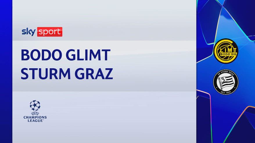 Bodo/Glimt-Sturm Graz 5-0: gol e highlights
