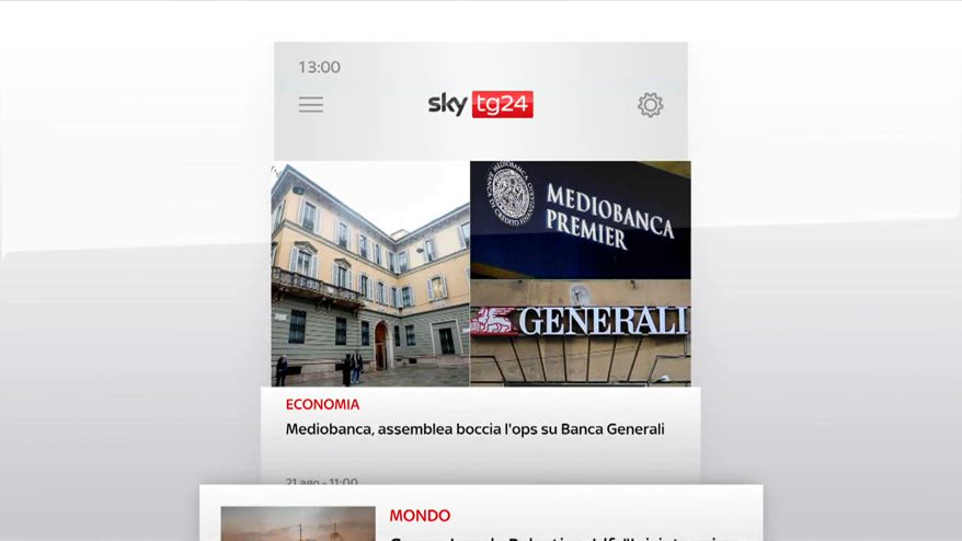 I titoli di Sky TG24 del 21 agosto 2025 - edizione h13