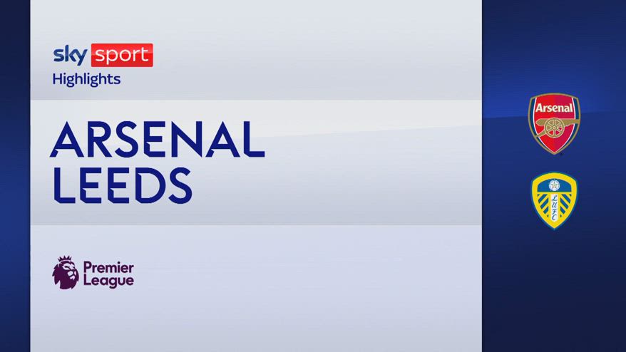 Arsenal-Leeds 5-0: gol e highlights