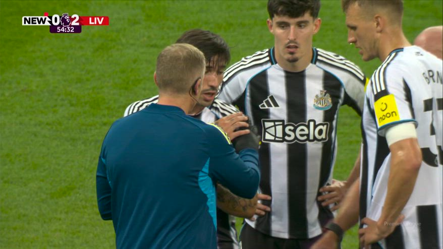 Tonali si fa male alla spalla contro il Liverpool