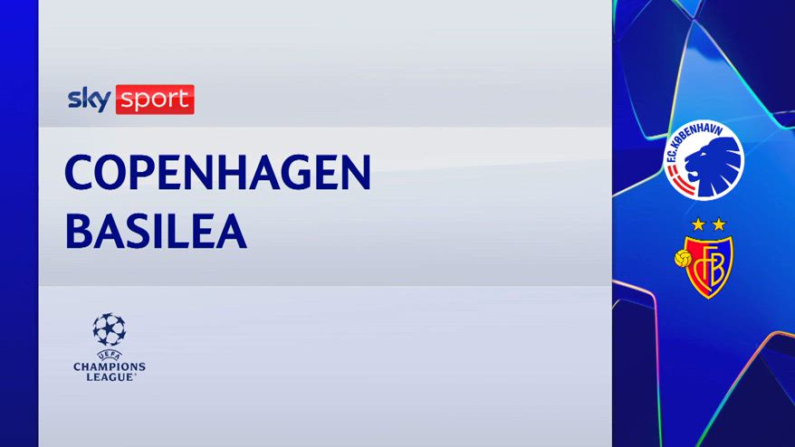 Copenhagen-Basilea 2-0: gol e highlights