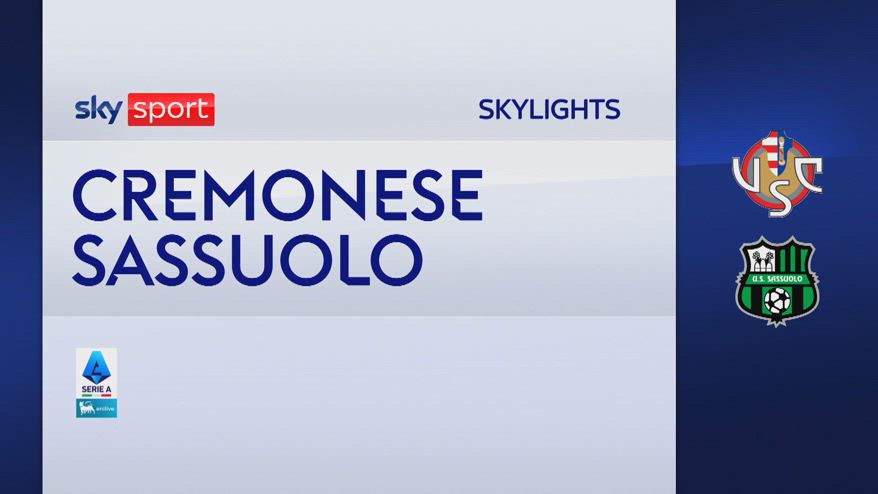 Cremonese-Sassuolo 3-2: gol e highlights