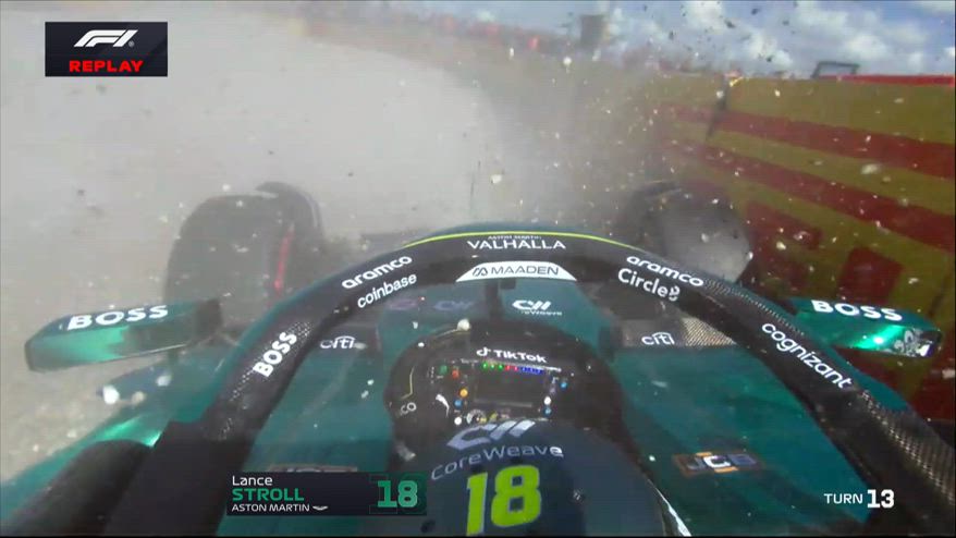 Stroll, altro botto: a muro anche nelle qualifiche!