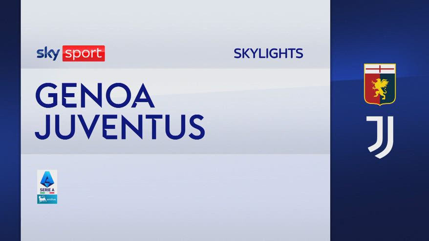 Genoa-Juventus 0-1: gol e highlights