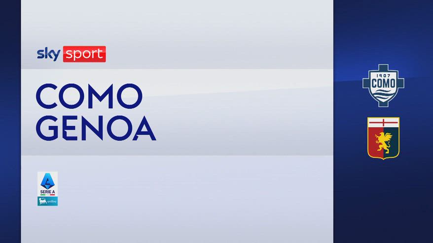 Como-Genoa 1-1: gol e highlights