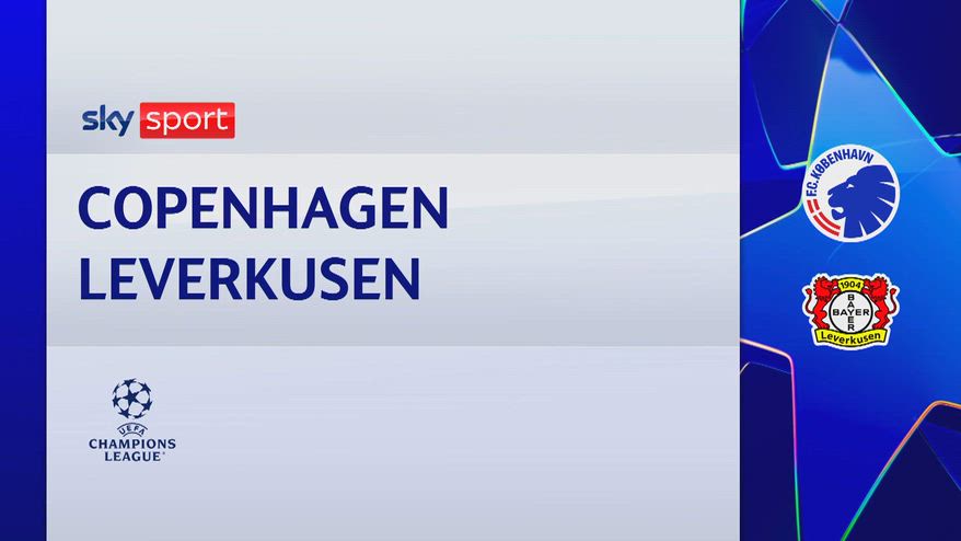 Copenaghen-Bayer Leverkusen 2-2: gol e highlights