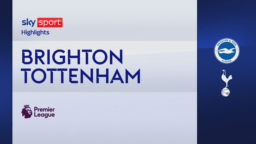 Brighton-Tottenham 2-2: gol e highlights
