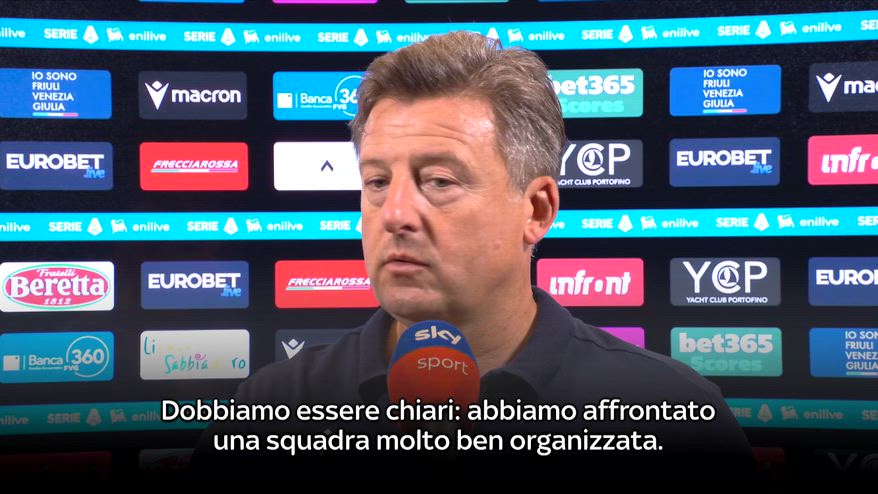 Runjaic: "Milan forte, lezione che ci servirà a migliorare"