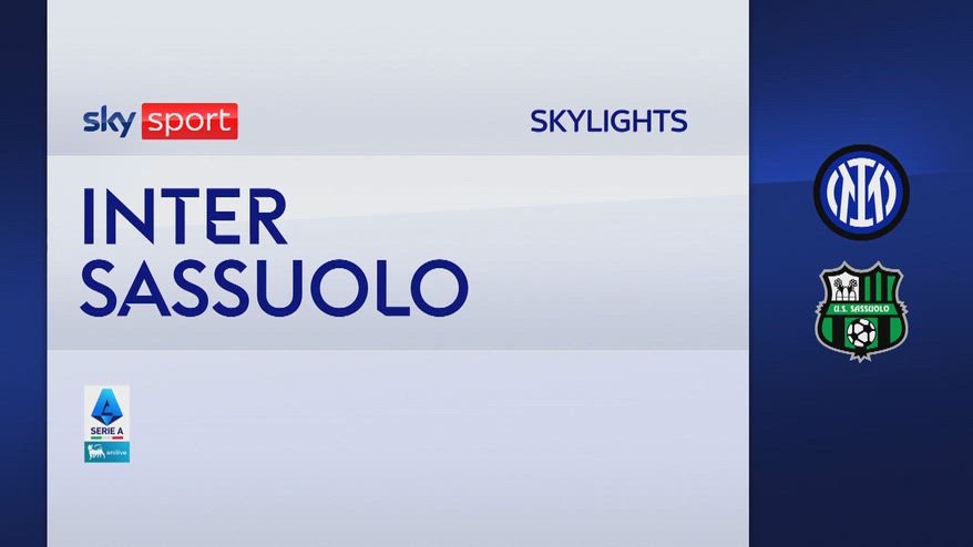 Inter-Sassuolo 2-1: gol e highlights
