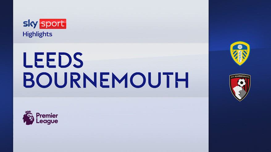 Leeds-Bournemouth 2-2: gol e highlights