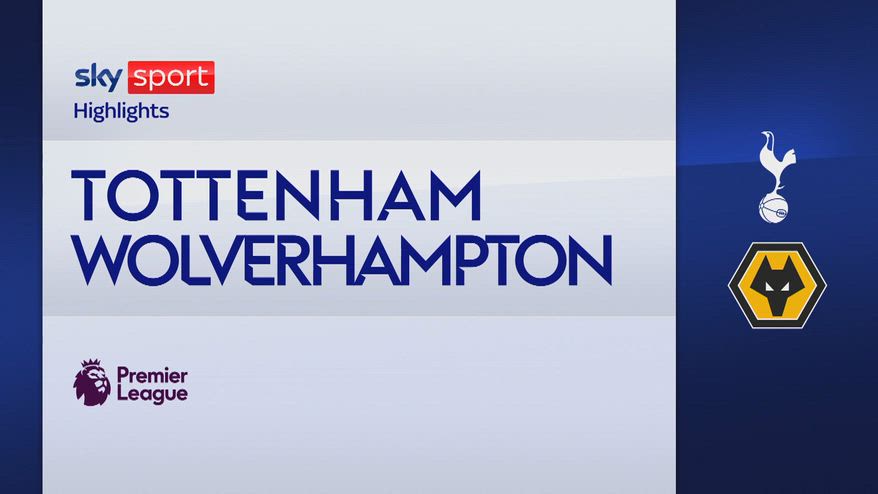 Tottenham-Wolverhampton 1-1: gol e highlights