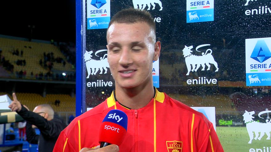 Camarda dopo il gol in Lecce-Bologna: "Dedicato a Florenzi"