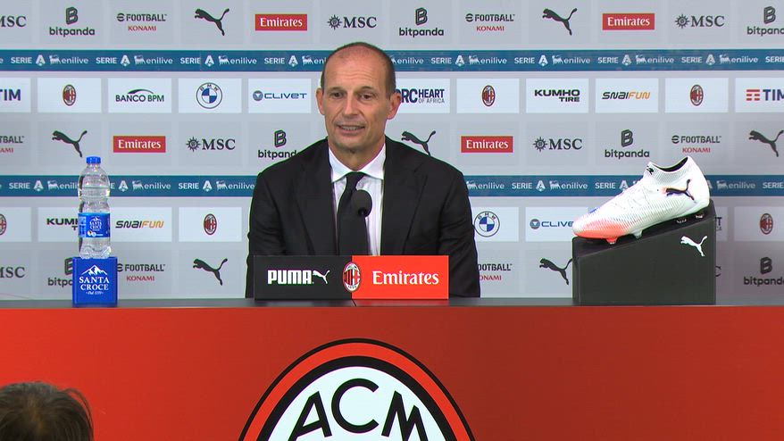 Allegri: "Prossimo anno il Milan deve essere in Champions"