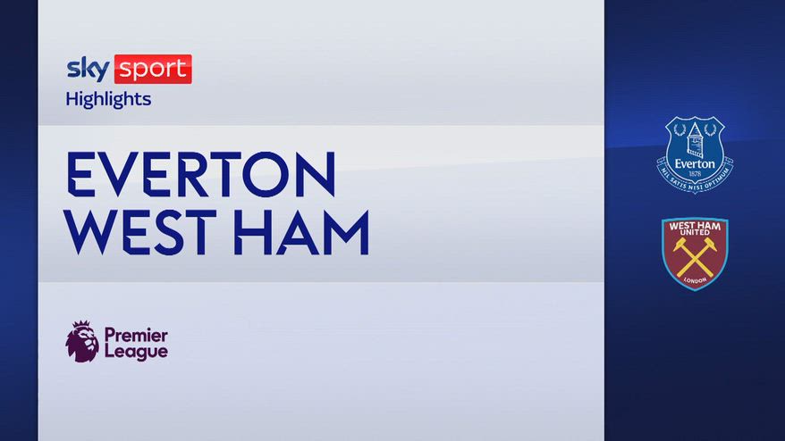 Everton-West Ham 1-1: gol e highlights