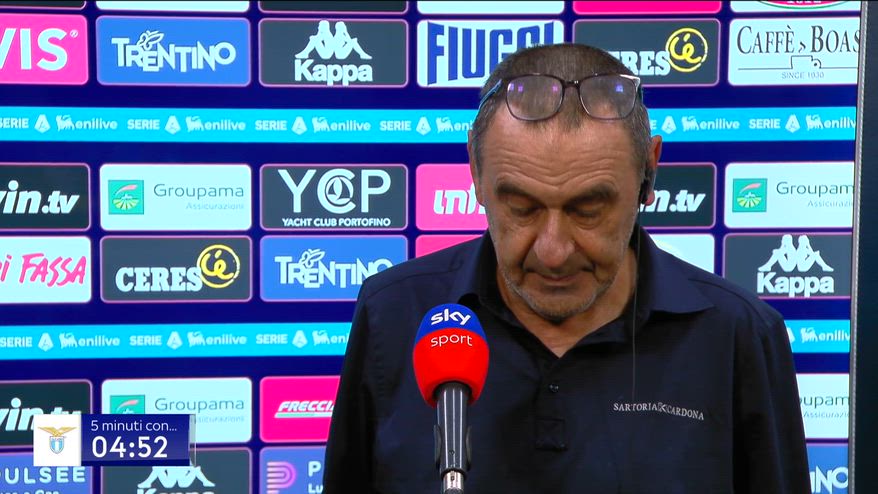Lazio, Sarri: "Vittoria più che legittima contro il Genoa"