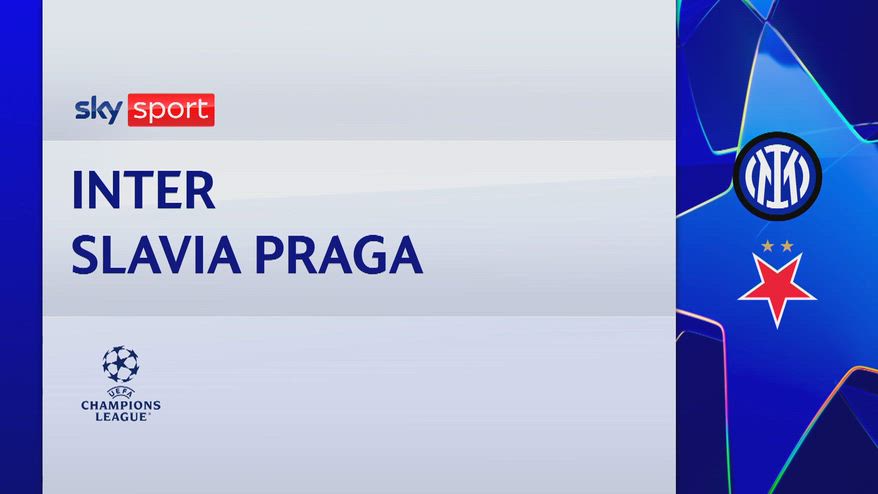 Inter-Slavia Praga 3-0: gol e highlights