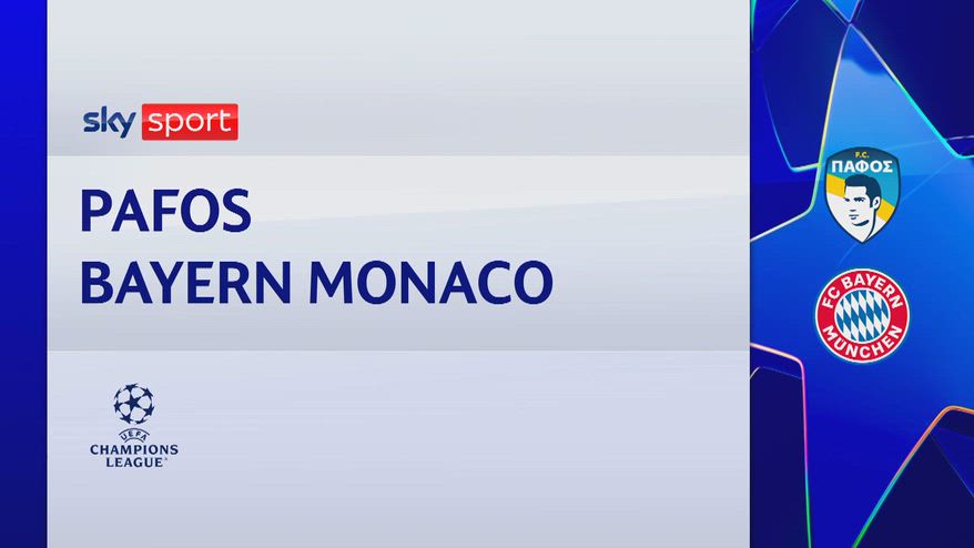 Pafos-Bayern Monaco 1-5: gol e highlights