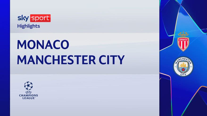 Monaco-Manchester City 2-2: gol e highlights