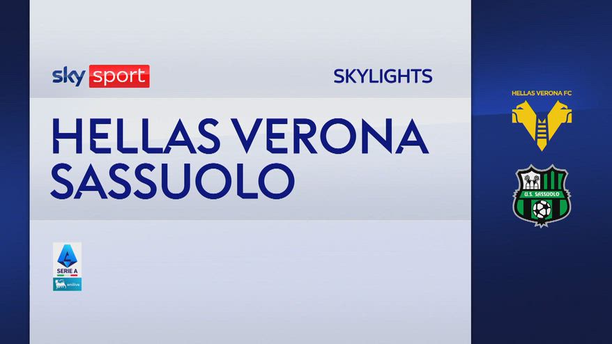Verona-Sassuolo 0-1: gol e highlights