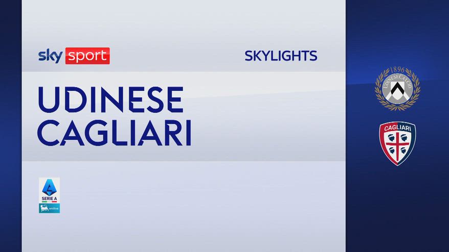 Udinese-Cagliari 1-1: gol e highlights