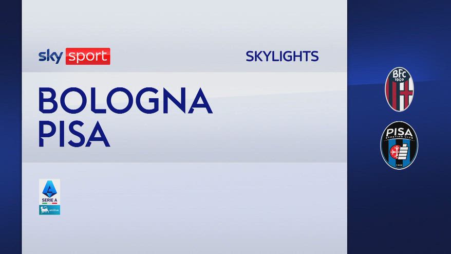 Bologna-Pisa 4-0: gol e highlights