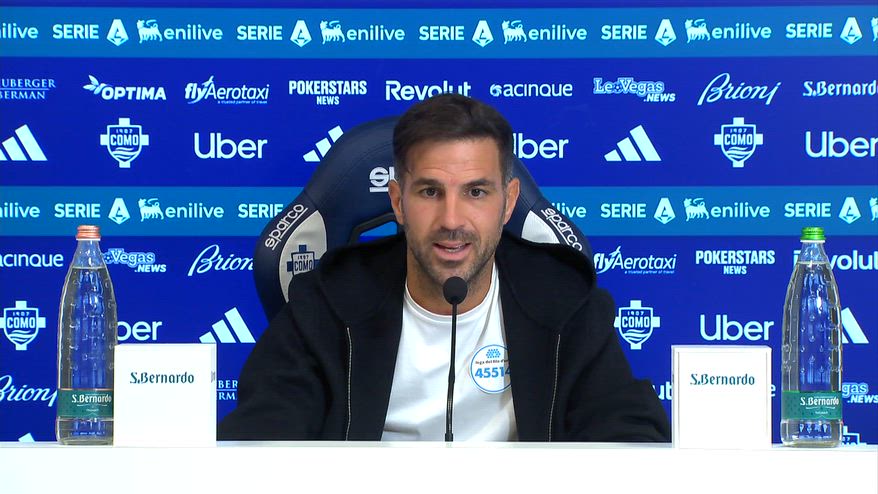 Como, Fabregas punge Tudor: "Io lo chiamo mister"
