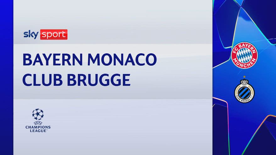 Bayern Monaco-Brugge 4-0: gol e highlights