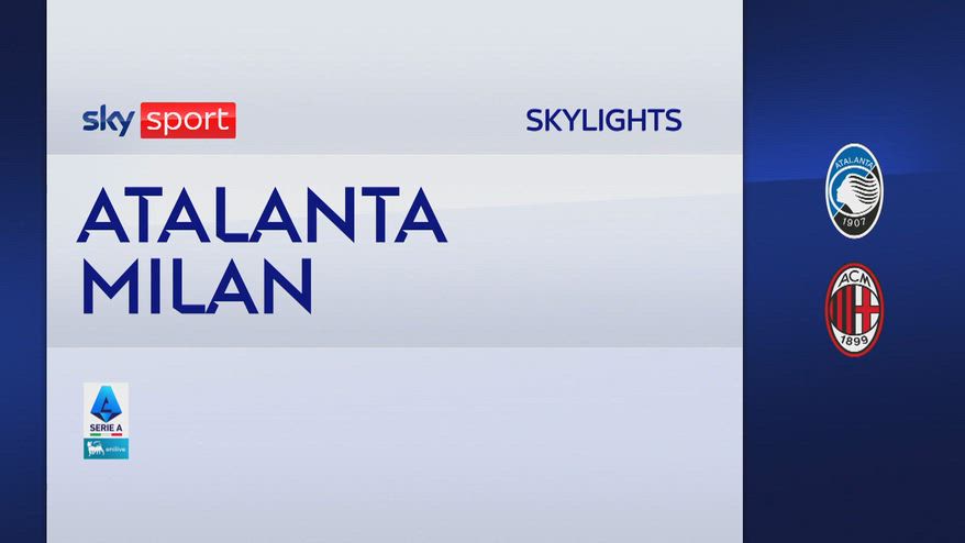 Atalanta-Milan 1-1: gol e highlights