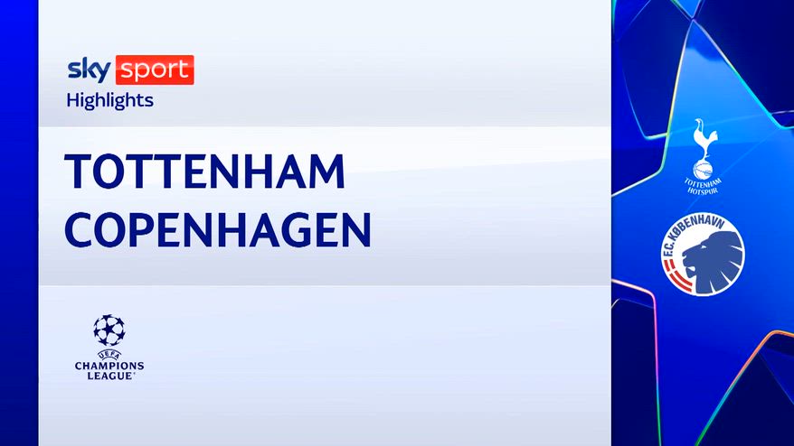 Tottenham-Copenaghen 4-0: gol e highlights