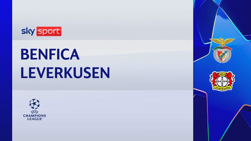 Benfica-Bayer Leverkusen 0-1: gol e highlights