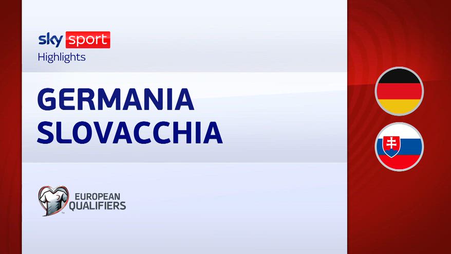 Germania-Slovacchia 6-0: gol e highlights