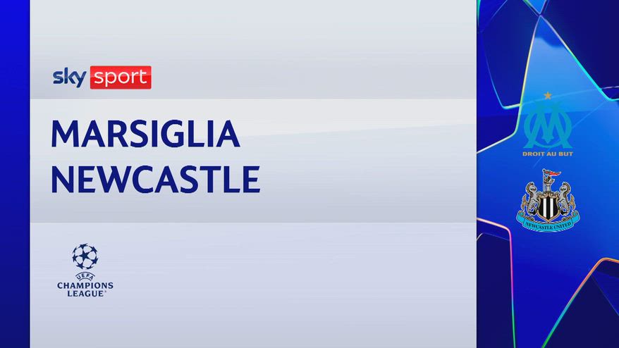 Olympique Marsiglia-Newcastle 2-1: gol e highlights 