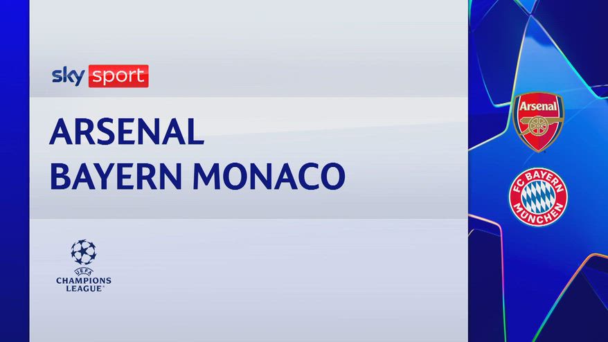 Arsenal-Bayern Monaco 3-1: gol e highlights
