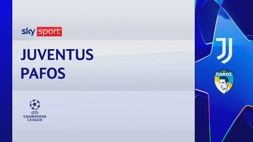 Juventus-Pafos 2-0: gol e highlights
