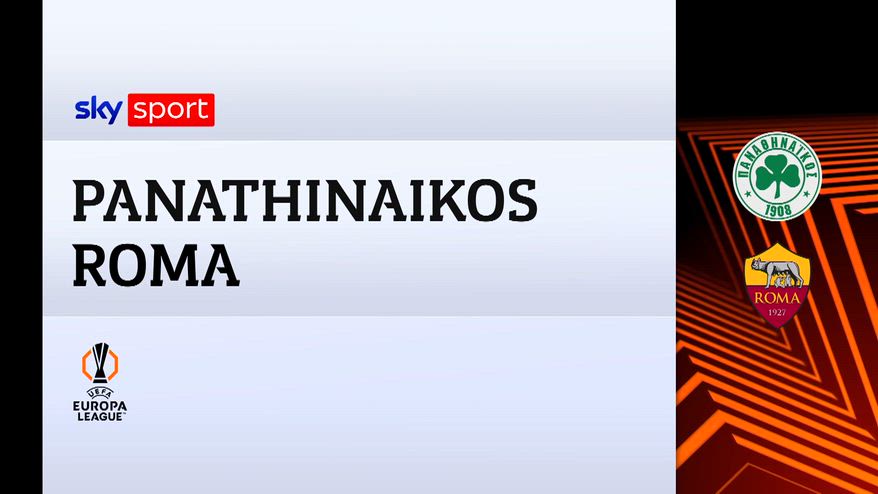 Panathinaikos-Roma: gol e highlights