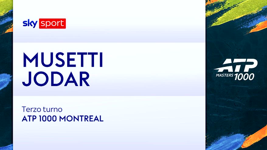 Musetti-Jodar: highlights Atp Montreal