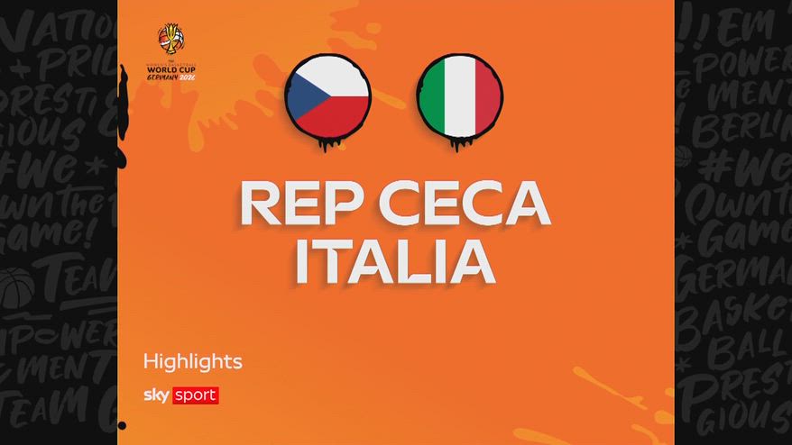 Italia-Cechia: highlights mondiali basket femminili