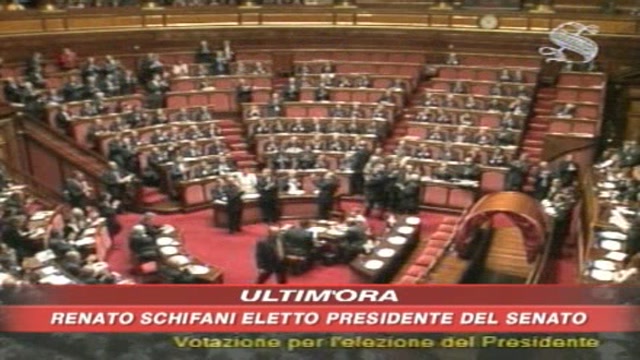 Senato, Schifani eletto presidente 