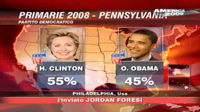 La Clinton vince in Pennsylvania