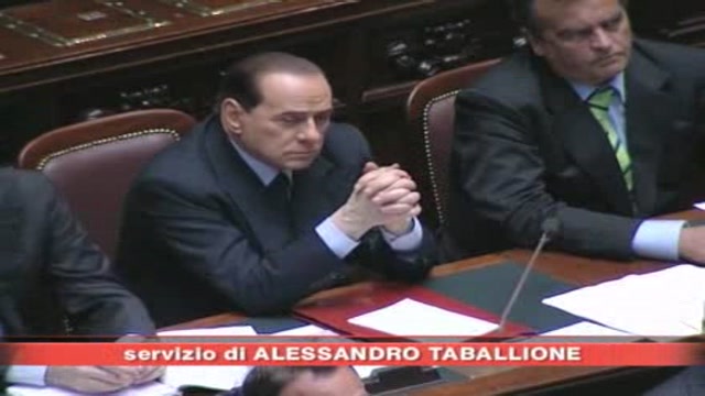 Berlusconi chiede fiducia al Senato