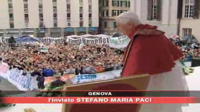 Il Papa incontra i giovani a Genova