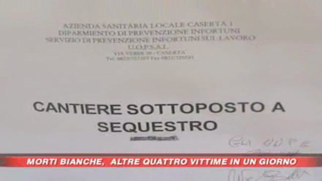 Morti bianche, strage continua