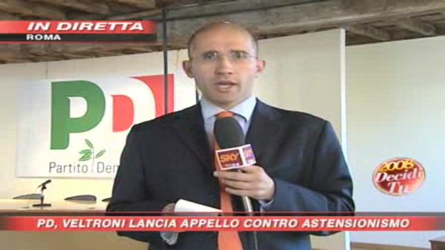 Veltroni contro l'astensionismo